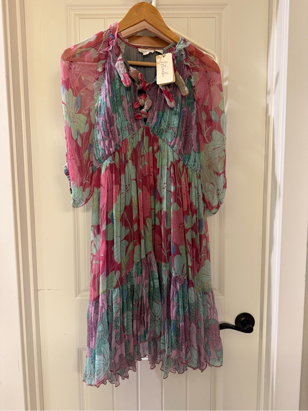 Let Me Be midi dress. Brand new with tags. Beautiful. Size medium